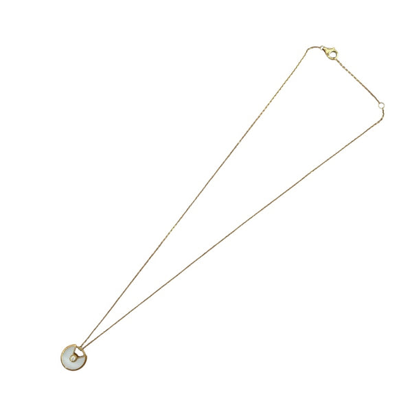 カルティエ Cartier アミュレット ドゥ カルティエ ダイヤ ネックレス XS 750YG ダイヤモンド ジュエリー