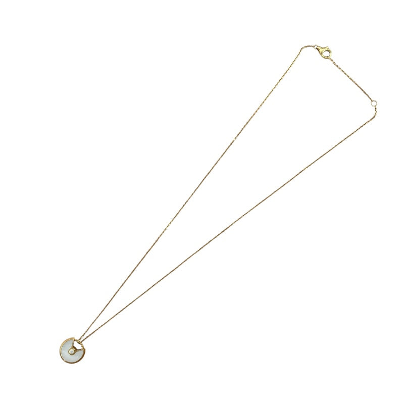 カルティエ Cartier アミュレット ドゥ カルティエ ダイヤ ネックレス XS 750YG ダイヤモンド ジュエリー