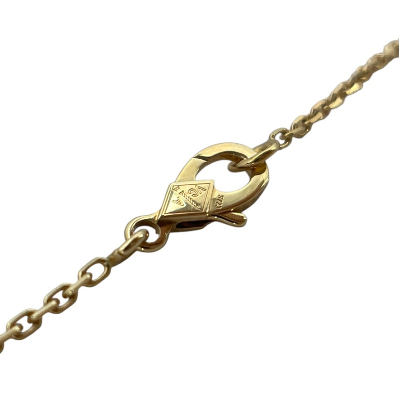 ヴァンクリーフ＆アーペル Van Cleef & Arpels ヴィンテージアルハンブラ ネックレス 750YG マラカイト ジュエリー