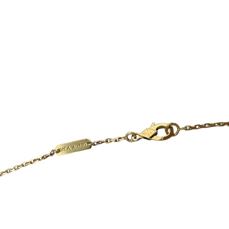 ヴァンクリーフ＆アーペル Van Cleef & Arpels ヴィンテージアルハンブラ ネックレス 750YG マラカイト ジュエリー