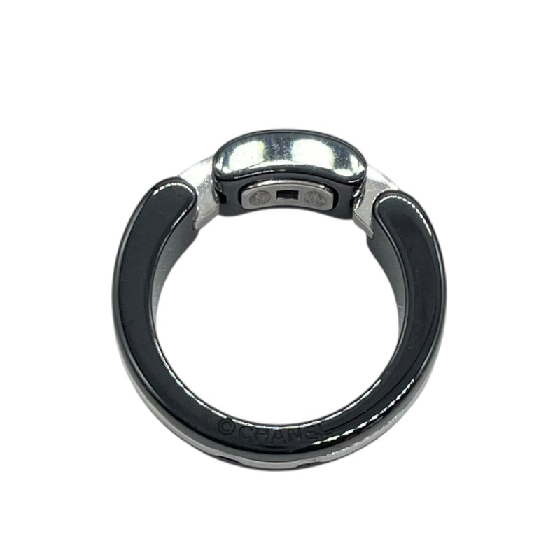 シャネル CHANEL ウルトラダイヤリング セラミック/Au750/ダイヤモンド ジュエリー