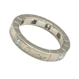 カルティエ Cartier ラニエールリング ハーフダイヤ 750WG/ダイヤモンド ジュエリー