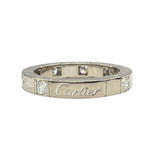 カルティエ Cartier ラニエールリング ハーフダイヤ 750WG/ダイヤモンド ジュエリー