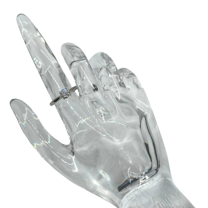 ハリーウィンストン HARRY WINSTON ラウンドソリティアダイヤリング Pt950/ダイヤモンド ジュエリー