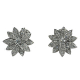 ヴァンクリーフ＆アーペル Van Cleef & Arpels ロータスダイヤピアスSM 750WG/ダイヤモンド ジュエリー