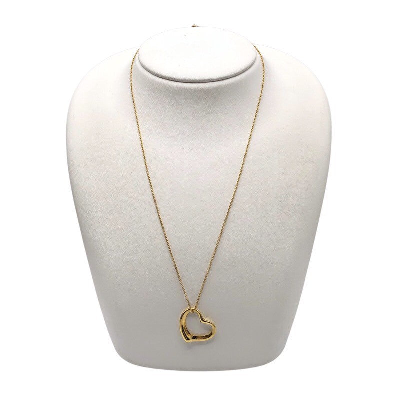 ティファニー TIFFANY＆CO オープンハートネックレス 750 ジュエリー