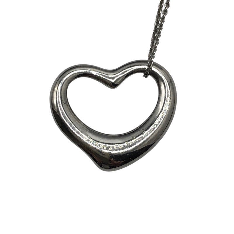 ティファニー TIFFANY＆CO オープンハートダイヤネックレス Pt950プラチナ ジュエリー