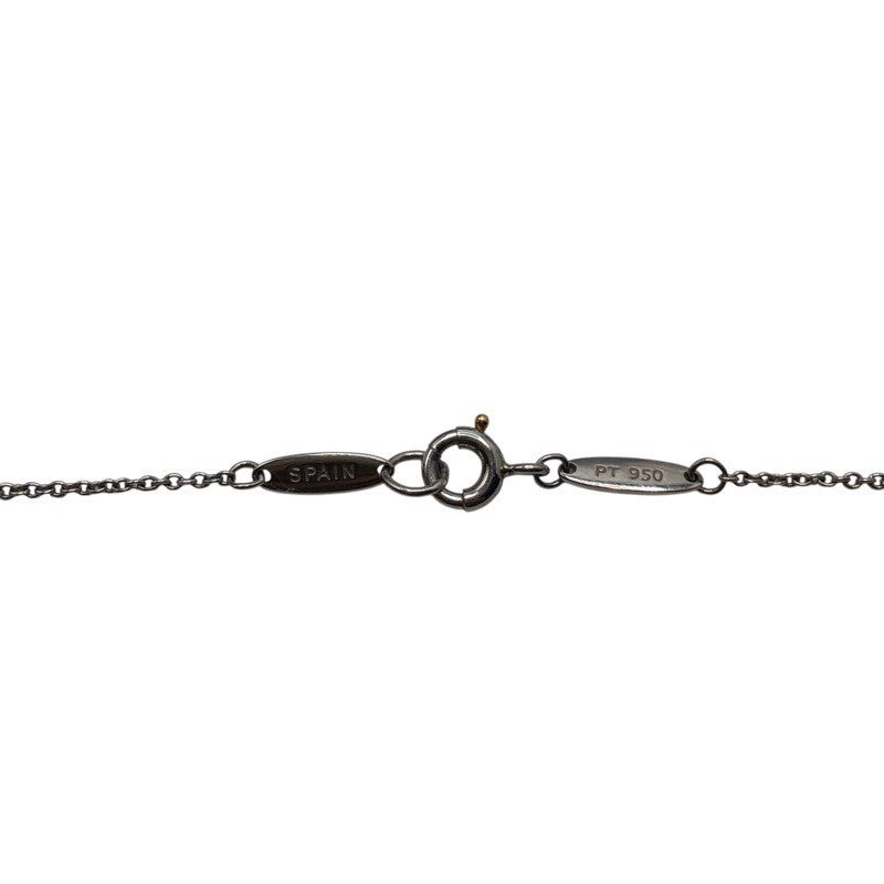 ティファニー TIFFANY＆CO オープンハートダイヤネックレス Pt950プラチナ ジュエリー
