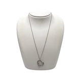 ティファニー TIFFANY＆CO オープンハートダイヤネックレス Pt950プラチナ ジュエリー