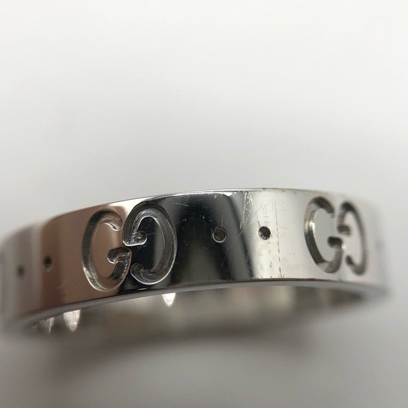 グッチ GUCCI アイコンリング K18ホワイトゴールド ジュエリー