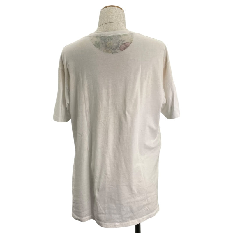 グッチ GUCCI フローラル プリントTシャツ 539081 ホワイト コットン メンズ 半袖Ｔシャツ
