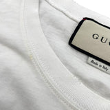 グッチ GUCCI 猫Tシャツ 492347 ホワイト コットン メンズ 半袖Ｔシャツ