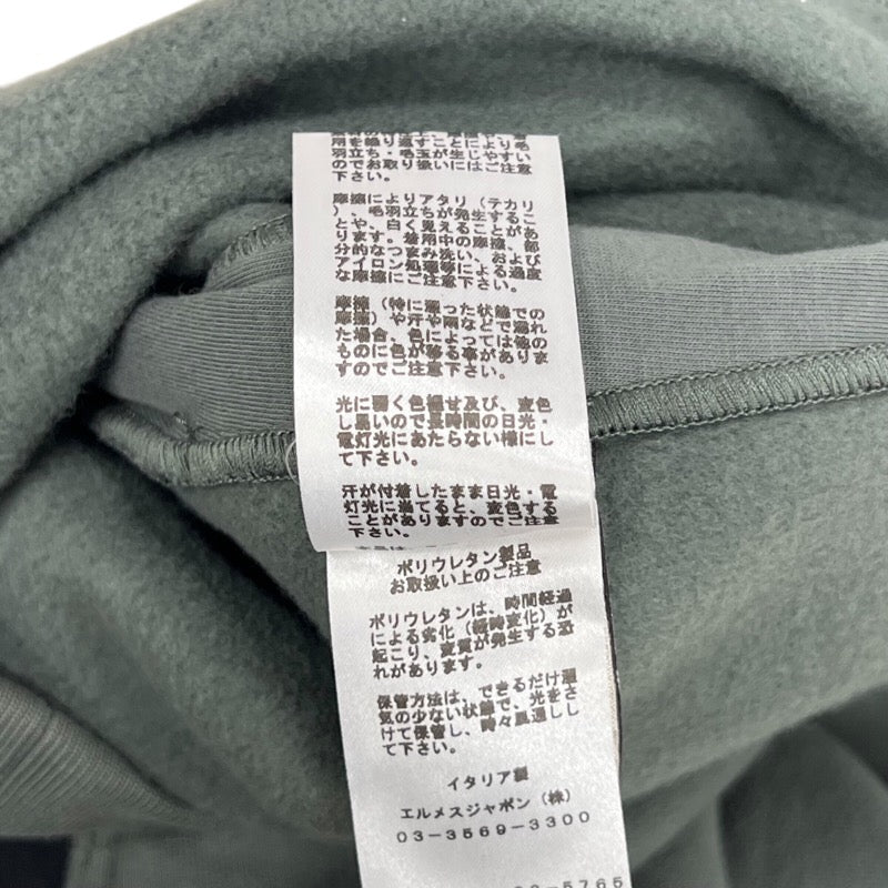 エルメス HERMES ランHサイドラインスウェットパンツ カーキ コットン メンズ その他ボトムス