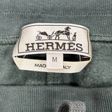 エルメス HERMES ランHサイドラインスウェットパンツ カーキ コットン メンズ その他ボトムス