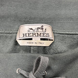 エルメス HERMES ランHサイドラインスウェットパンツ カーキ コットン メンズ その他ボトムス