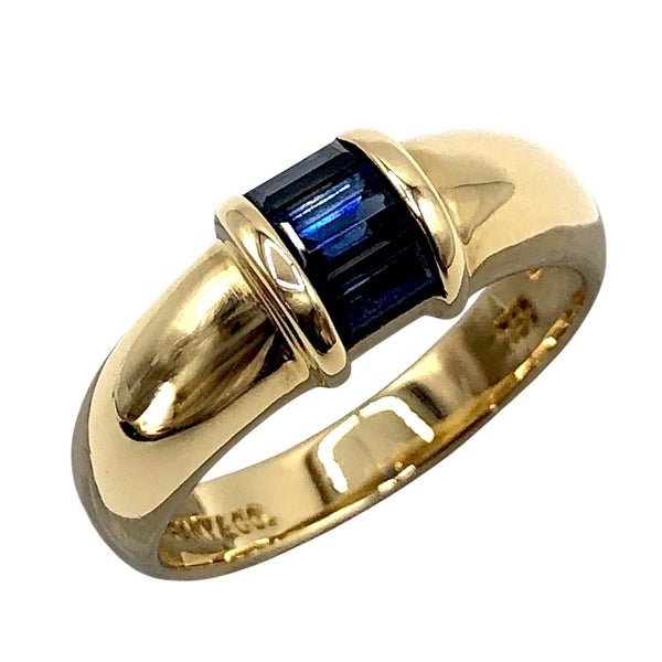 ティファニー TIFFANY＆CO スタッキングサファイアリング イエロー