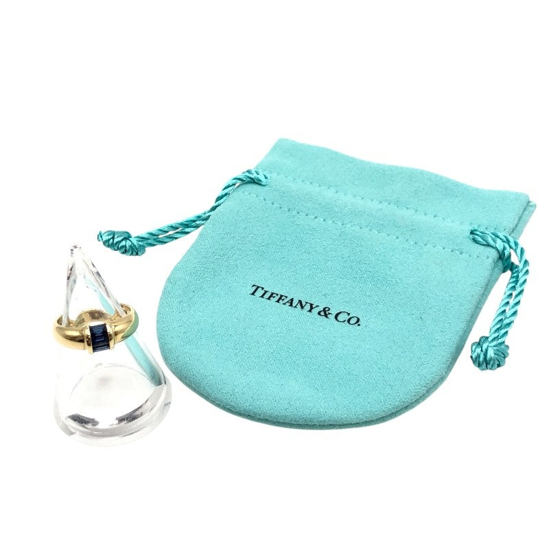 ティファニー TIFFANY＆CO スタッキングサファイアリング イエローゴールド 750 ジュエリー