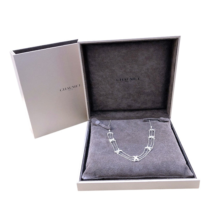 ショーメ CHAUMET リアンネックレス K18ホワイトゴールド ジュエリー