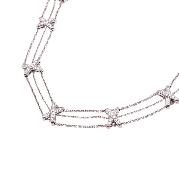 ショーメ CHAUMET リアンネックレス K18ホワイトゴールド ジュエリー