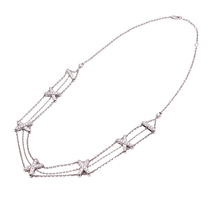 ショーメ CHAUMET リアンネックレス K18ホワイトゴールド ジュエリー