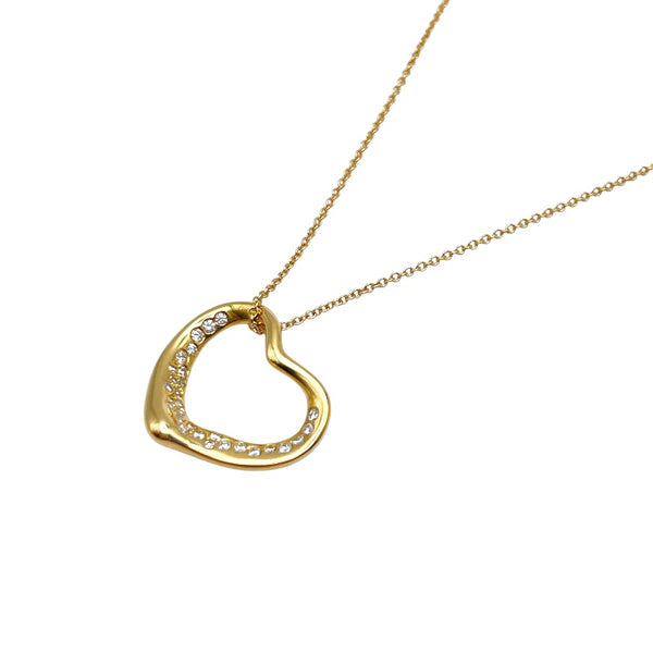 ティファニー TIFFANY＆CO オープンハードダイヤネックレス ゴールド K18/ダイヤモンド ジュエリー