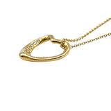 ティファニー TIFFANY＆CO オープンハードダイヤネックレス ゴールド K18/ダイヤモンド ジュエリー