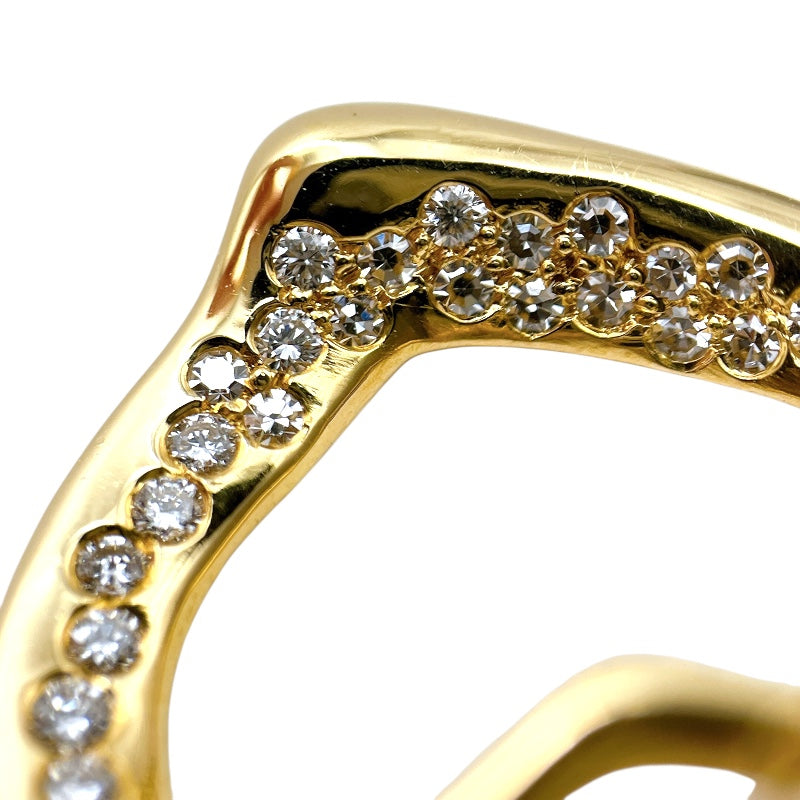 ティファニー TIFFANY＆CO オープンハードダイヤネックレス ゴールド K18/ダイヤモンド ジュエリー
