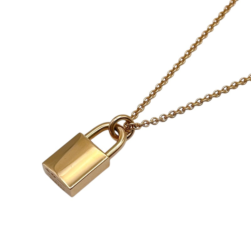 エルメス HERMES アミュレットカデナダイヤネックレス K18ピンクゴールド ジュエリー