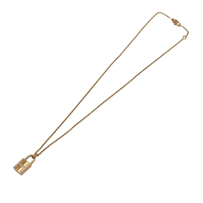 エルメス HERMES アミュレットカデナダイヤネックレス K18ピンクゴールド ジュエリー