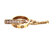 カルティエ Cartier ベビーラブダイヤネックレス イエローゴールド 750/ダイヤモンド ダイヤモンド ジュエリー