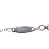 ティファニー TIFFANY＆CO バイザヤードネックレス Pt950/3PD ジュエリー