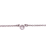 ティファニー TIFFANY＆CO バイザヤードネックレス Pt950/3PD ジュエリー