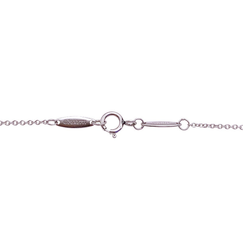 ティファニー TIFFANY＆CO バイザヤードネックレス Pt950/3PD ジュエリー