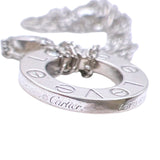 ティファニー TIFFANY＆CO ラブサークルブレス2Pダイヤ K18WG ジュエリー
