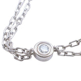 ティファニー TIFFANY＆CO ラブサークルブレス2Pダイヤ K18WG ジュエリー