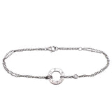 ティファニー TIFFANY＆CO ラブサークルブレス2Pダイヤ K18WG ジュエリー