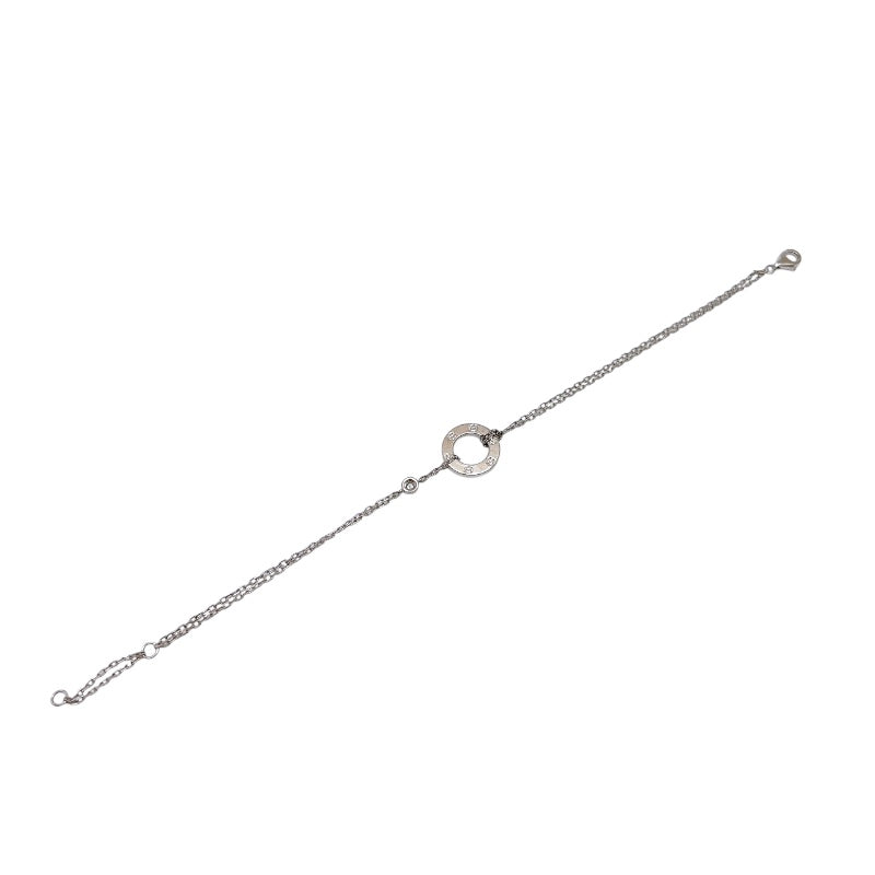 ティファニー TIFFANY＆CO ラブサークルブレス2Pダイヤ K18WG ジュエリー