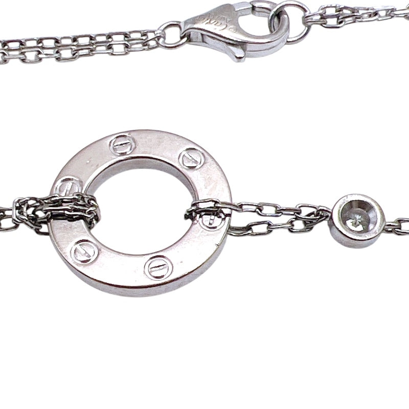 ティファニー TIFFANY＆CO ラブサークルブレス2Pダイヤ K18WG ジュエリー