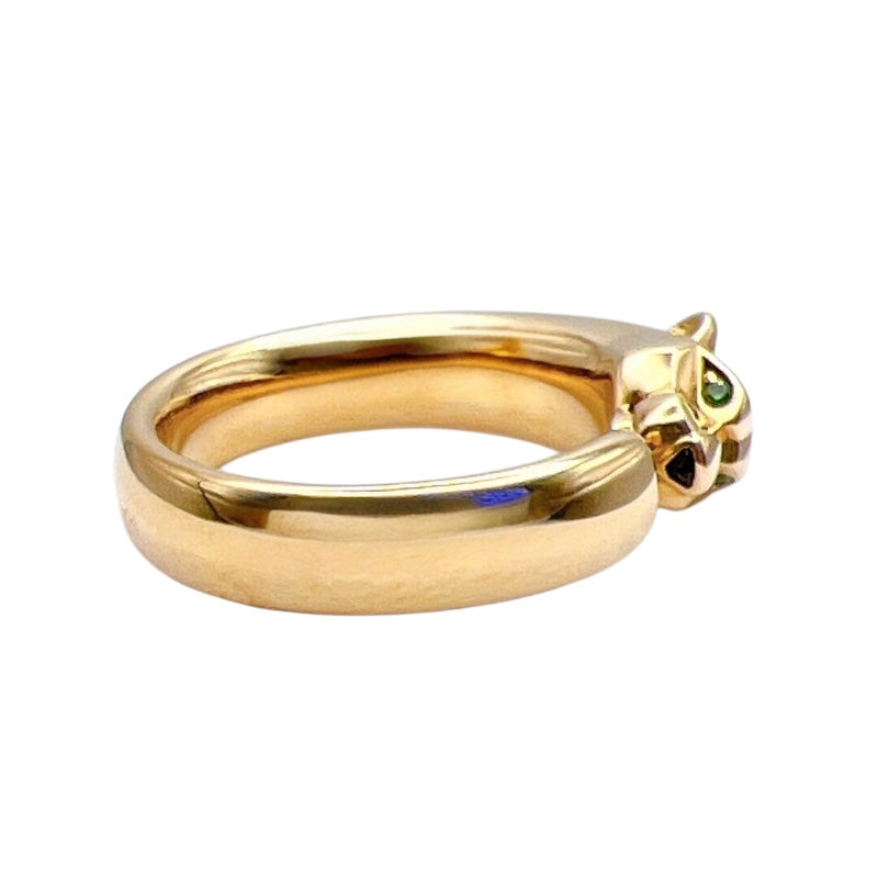 カルティエ Cartier パンテールドゥカルティエリング 750YG/オニキス/グリーンガーネット オニキス ジュエリー