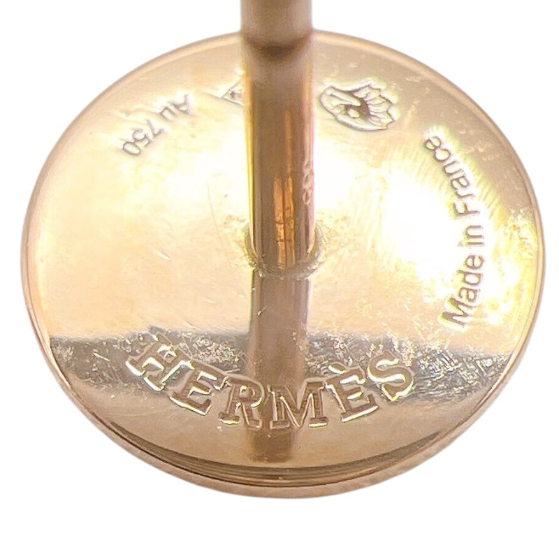 エルメス HERMES HERMES エクスリブリスピアスTPM K18ピンクゴールド ジュエリー