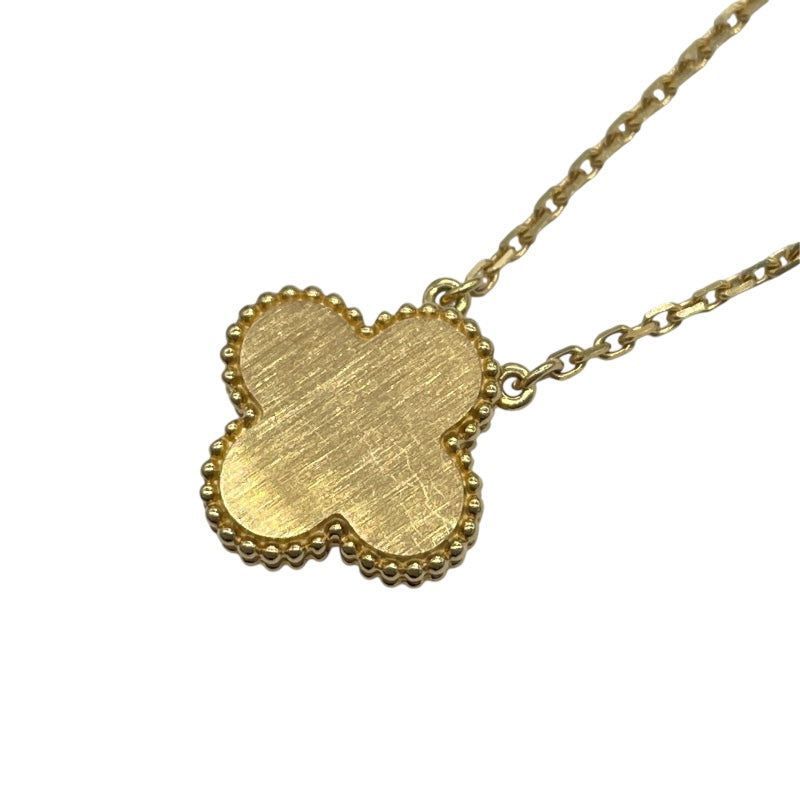 ヴァンクリーフ＆アーペル Van Cleef & Arpels ヴィンテージアルハンブラネックレス ゴールド Au750 ダイヤモンド ジュエリー