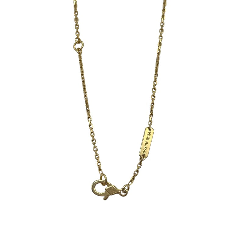 ヴァンクリーフ＆アーペル Van Cleef & Arpels ヴィンテージアルハンブラネックレス ゴールド Au750 ダイヤモンド ジュエリー