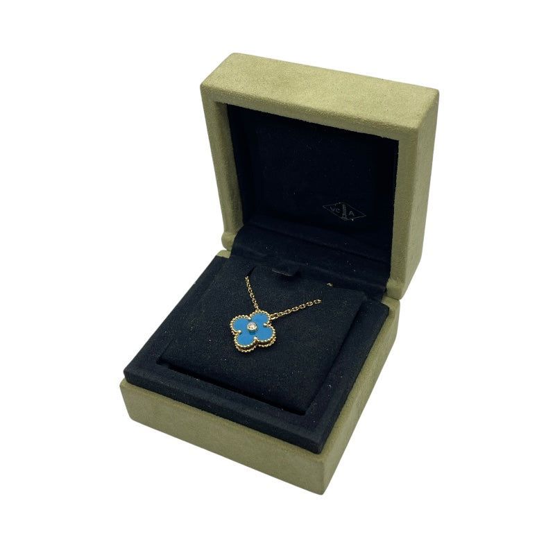 ヴァンクリーフ＆アーペル Van Cleef & Arpels ヴィンテージアルハンブラネックレス ゴールド Au750 ダイヤモンド ジュエリー