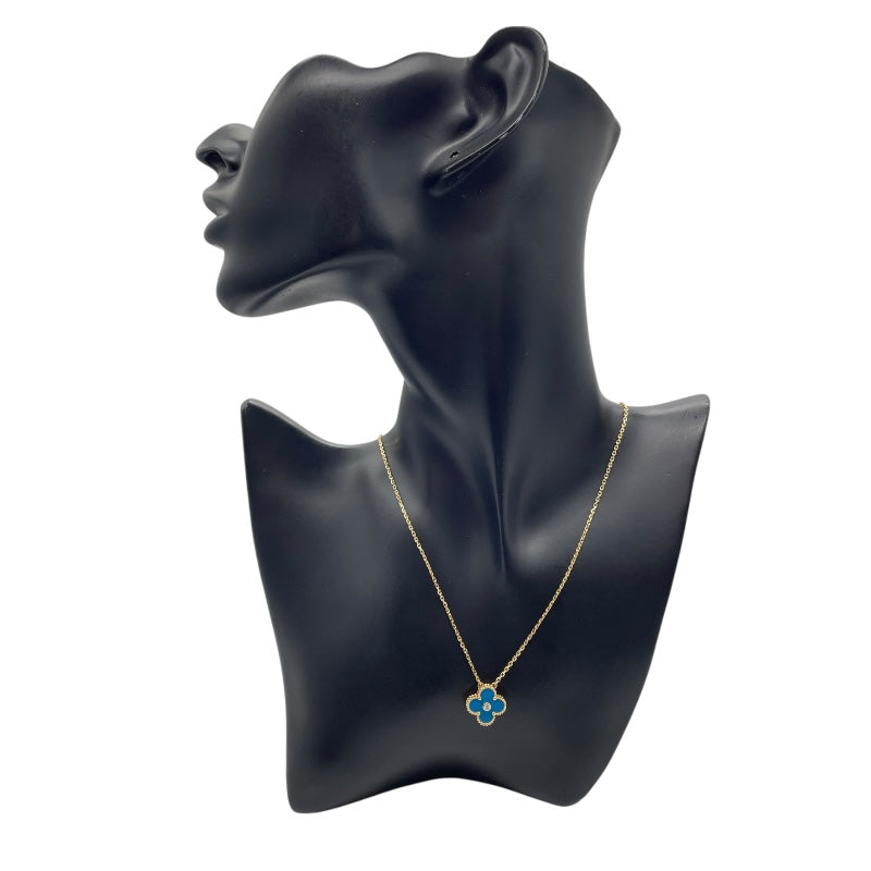 ヴァンクリーフ＆アーペル Van Cleef & Arpels ヴィンテージアルハンブラネックレス ゴールド Au750 ダイヤモンド ジュエリー