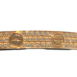 カルティエ Cartier ラブブレスパヴェダイヤ ピンクゴールド 750PG ジュエリー