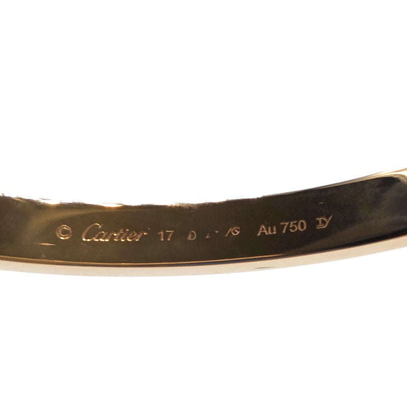 カルティエ Cartier ラブブレスパヴェダイヤ ピンクゴールド 750PG ジュエリー