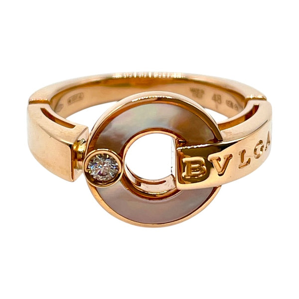 ブルガリ BVLGARI ブルガリブルガリオープンワークリング ピンクゴールド 750ピンクゴールド ジュエリー
