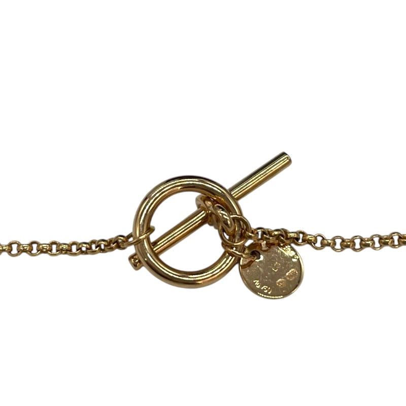 エルメス HERMES サークルラウンドネックレス 750PG/ダイヤモンド