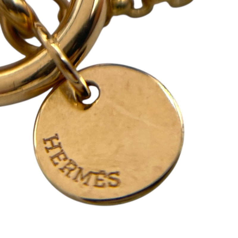 エルメス HERMES サークルラウンドネックレス 750PG/ダイヤモンド ジュエリー