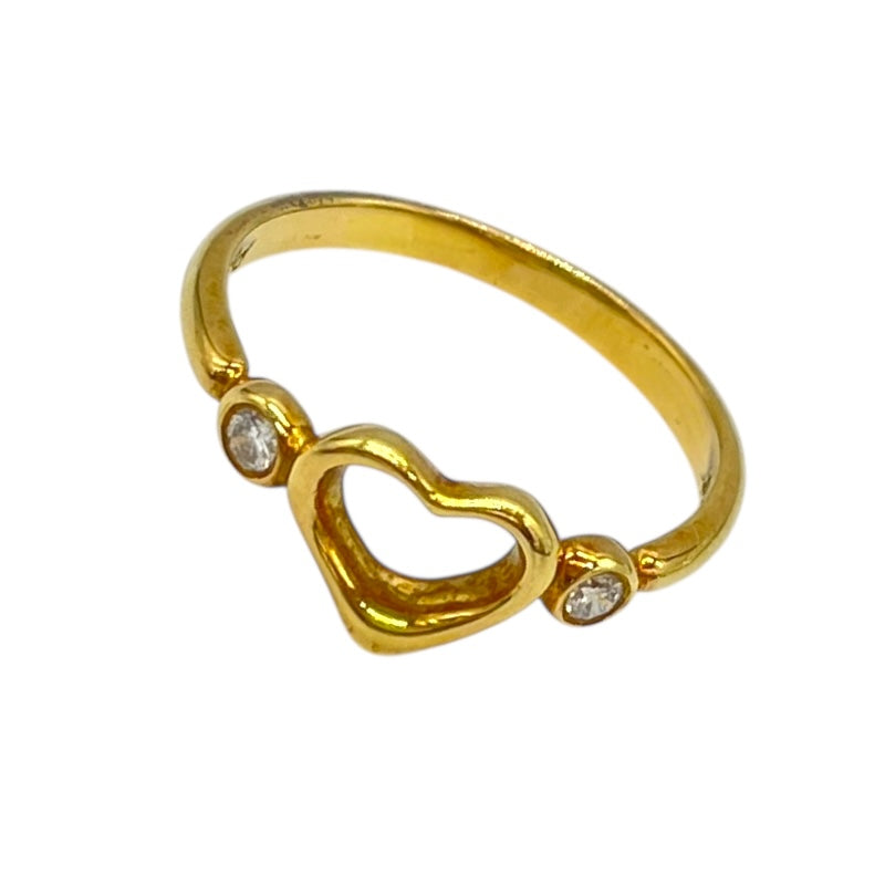 ティファニー TIFFANY＆CO オープンハートリング 18K ジュエリー